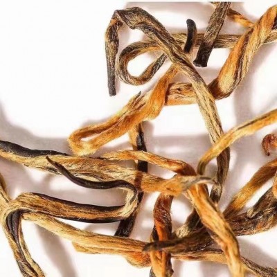 云南滇红凤庆金丝红茶 密香滇红茶叶 金丝滇红单芽 茶叶散装批发 2斤图2