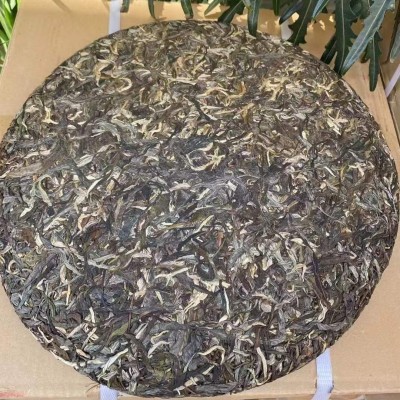 3公斤云南普洱茶饼 3000克普洱生茶 云南古树普洱茶大饼裸饼 批发 2饼图2