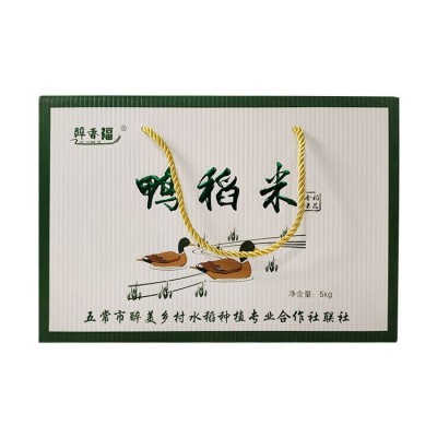 厂家批发五常鸭稻香米大米东北特产鸭礼盒装送礼年货年货精选 1箱图5