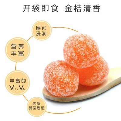 金桔冰糖金桔旅游产品车购产品批发旅游特产果脯休闲无蔗糖 500克图4