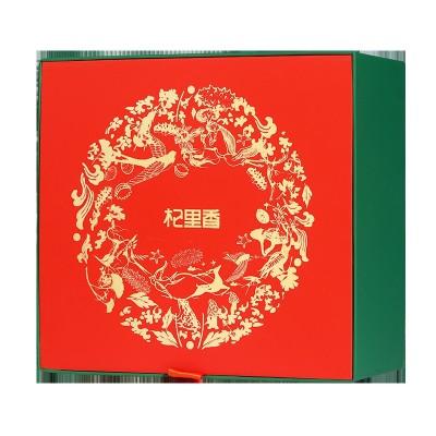 杞里香340g双层繁华5拼礼盒-B 石斛西洋参段黑枸杞组合礼盒鹿茸片 1盒图5