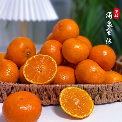 临海涌泉蜜桔无籽蜜橘新鲜橘子当季水果整箱现摘10斤浙江黄岩桔子 1箱图4