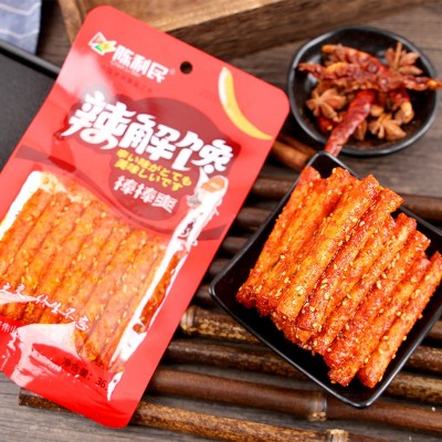陈利民辣条36g系列棒棒爽辣排辣片辣面鬼椒粉丝休闲麻辣零食批发 2件图2