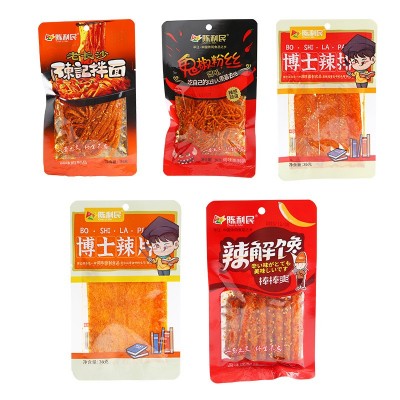陈利民辣条36g系列棒棒爽辣排辣片辣面鬼椒粉丝休闲麻辣零食批发 2件图4