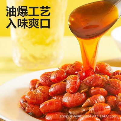 洪湖渔家油爆虾尾140g 加热即食油爆虾尾冷冻囤货储备批发 1包图3