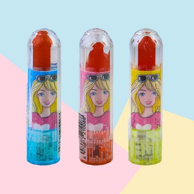 儿童闪光烁口红糖电光口红糖水果味硬糖唇膏造型创意糖玩一件代发 1盒图3
