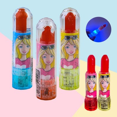 儿童闪光烁口红糖电光口红糖水果味硬糖唇膏造型创意糖玩一件代发 1盒图4