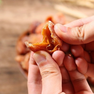 川知贝竹盐黄皮干无核原味回甘鸡心黄皮果干罐装新兴凉果蜜饯零食 48g图2