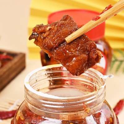 红烧鱼块香辣鱼排下饭菜即食腊鱼块干湖南产辣椒酱淡水鱼休闲小吃 2瓶图2