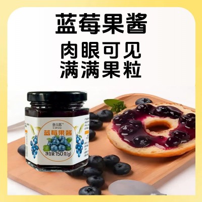 鲁太郎罐装家庭装果酱早餐面包专用 1箱图2