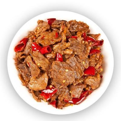 王小余孜然牛肉料理快餐外卖方便菜餐饮菜包半成品特色预制菜 1袋图4
