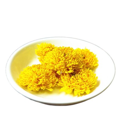 新货厂家直供 徽州皇菊批发散装菊花茶 婺源皇菊球菊大朵黄贡菊花 1斤图5