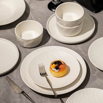 纯色釉下彩陶瓷餐具碗碟套装家用好看的盘子碗欧式风2024新款餐具 1件图4