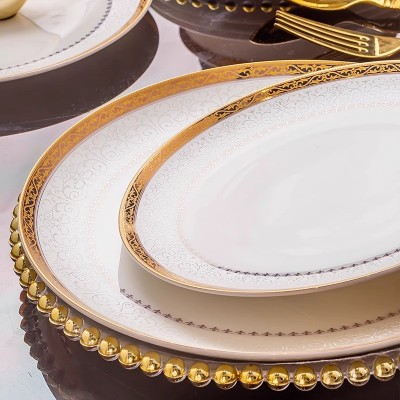 碗碟套装家用碗2024新款北欧轻奢景德镇陶瓷菜盘餐具碗盘碗筷碗具 1套图4