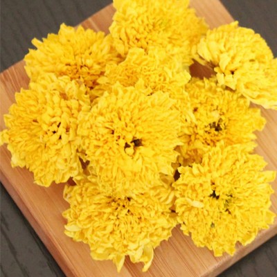 婺源黄菊散货散装批发 一朵一杯徽州黄菊花茶黄菊花大皇菊 1斤