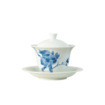 景德镇陶瓷茶具套装开业礼品功夫批发印logo家用仿古盖碗礼盒复古 1件图5