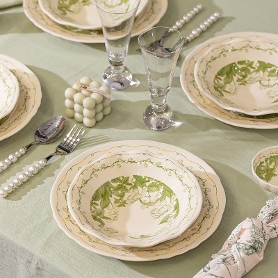 小清新ins风碗碟套装家用好看碗2025新款陶瓷饭碗盘子餐具釉下彩 1件图4