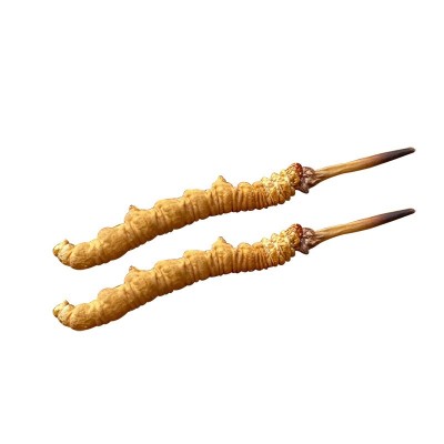 西藏那曲冬虫夏草晒干 西藏那曲高海拔虫草 2根1克大草源头直采 5克图5