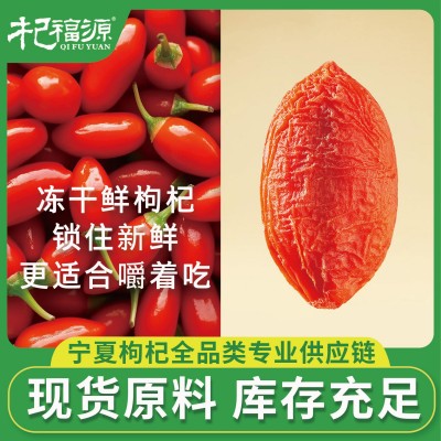冻干鲜枸杞宁夏无硫大颗粒锁鲜正宗中宁特优红枸杞大包装500g批发 1件图3