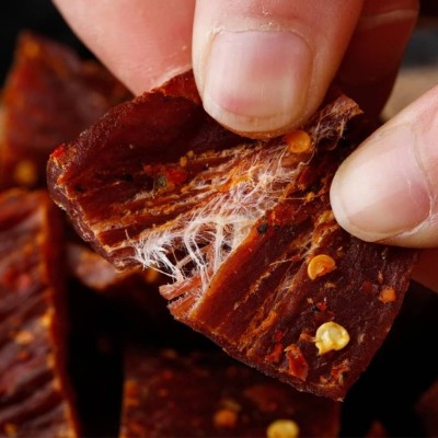 牦牛肉干风干牛肉牦牛肉超干牛肉500克原味牛肉干零食批发原产地 1件