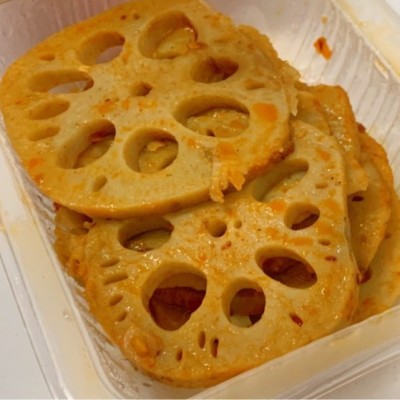 厂家批发锁鲜装香辣卤味熟食零食辣卤莲藕   2盒图2
